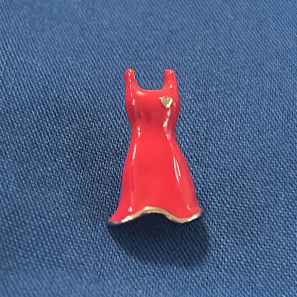 Red Dress Enamel Pin